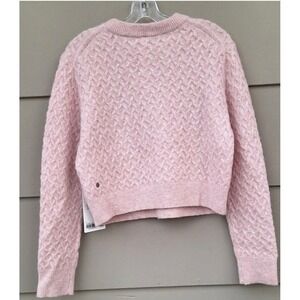 NWT Lululemon Alpaca Wool Blend Crosshatch Sweater L | Cropped Cable Knit | NWT
